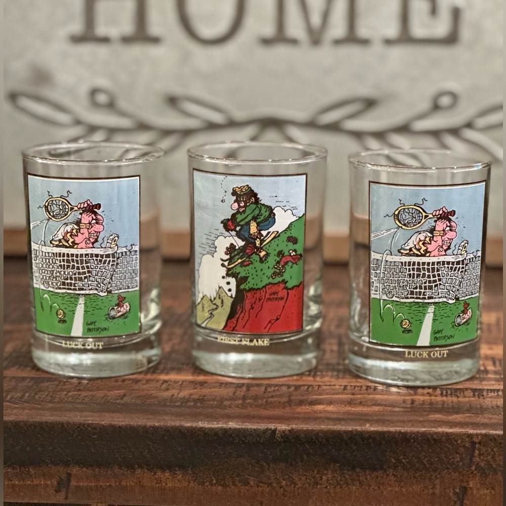 VTG 1982-3 Arby's Collector Series Gary Patterson 2 “Luck Out” 1 “First Flake”